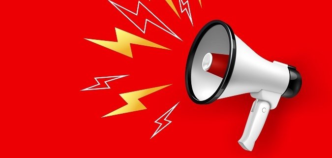 Loudspeaker With Lightings Background